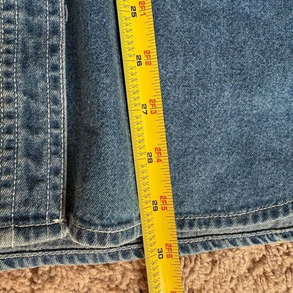 Vintage 90s Lauren Brooke Teddy Bear Denim Shirt Button Down Extra Large - Picture 7 of 7